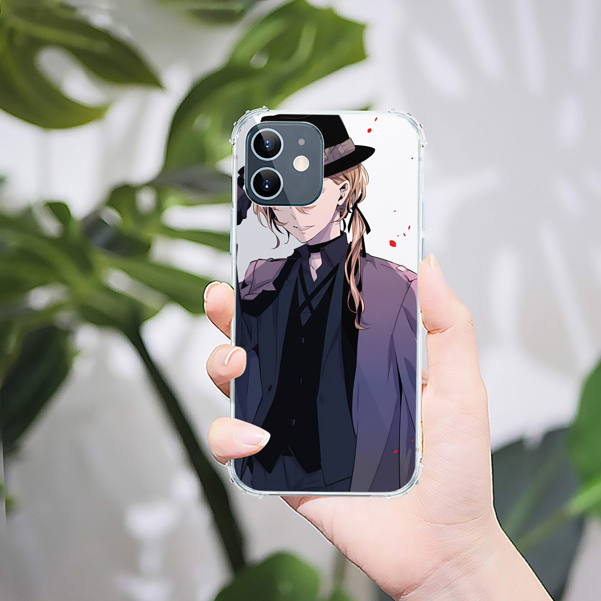 （画像用） 文豪ストレイドッグス Bungo Stray Dogs 【iPhone 12シリーズ対応】透明スマホケース（クリアソフトケース）